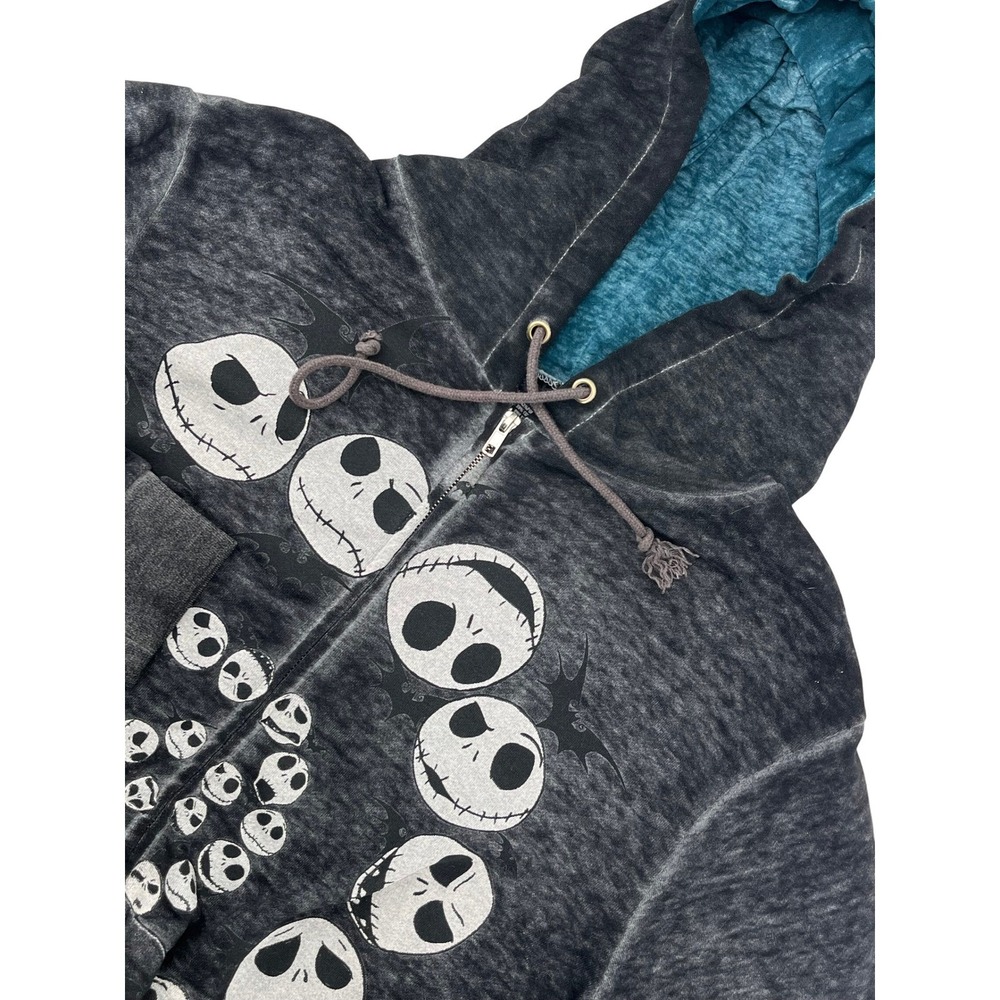 Disney‎ The Nightmare Before Christmas Jack Skellington Zip Hoodie Mens M